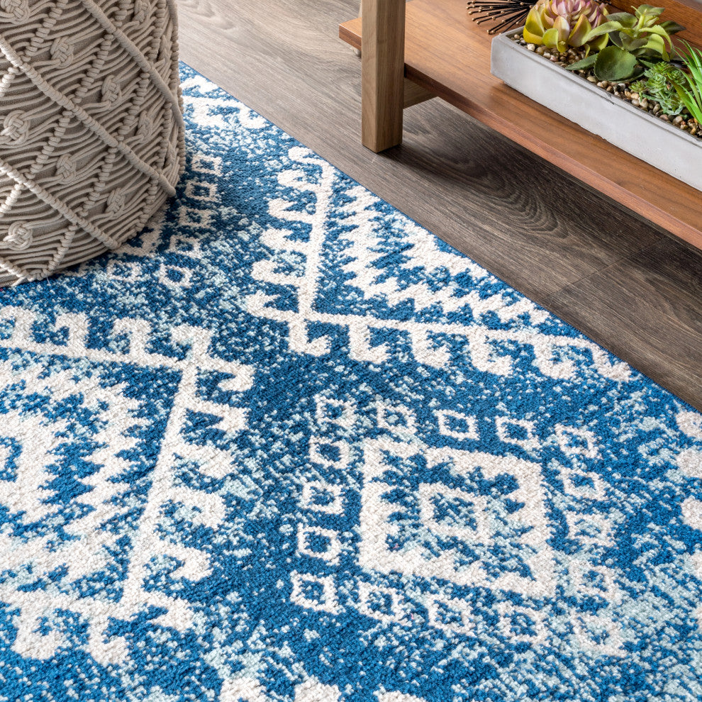 Moroccan HYPE Boho Vintage Tribal Area Rug, 5 X 8
