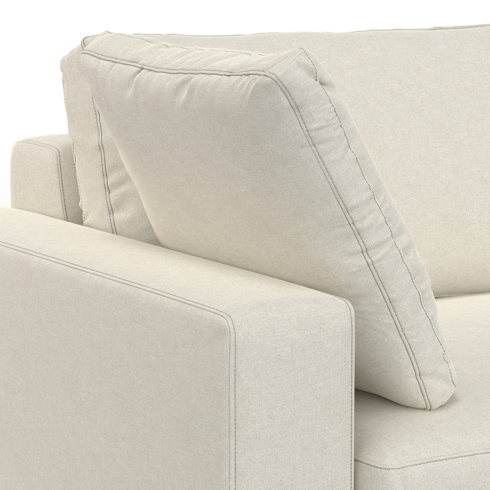 Charlie 78-inch Sofa in Tightly Woven Performance Fabric