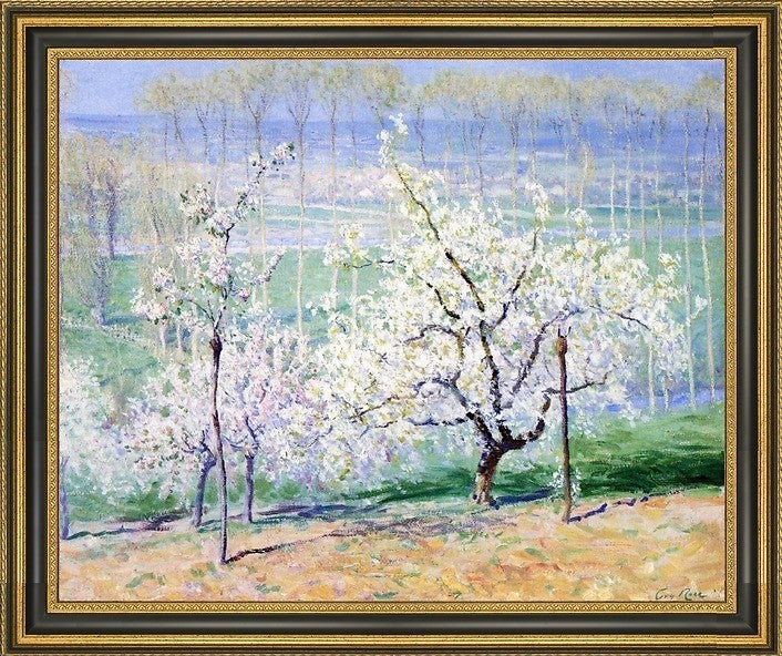 Guy Orlando Rose Springtime in NormandyFramed Premium Canvas Print, 16"x20"