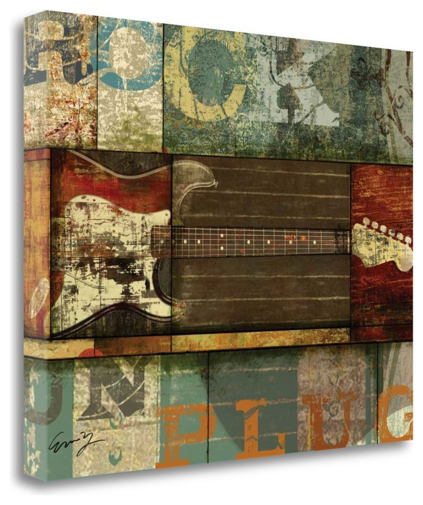 "Rock" By Eric Yang, Fine Art Giclee Print on Gallery Wrap Canvas, Ready to Hang