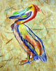 Betsy Drake Sylvester Pelican Outdoor Wall Hanging 24x30