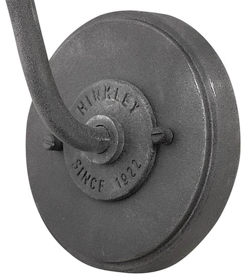 Hinkley Atwell Small Wall Mount Lantern, Aged Zinc