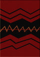 War Path Rug, Red, 8'x11', Rectangle