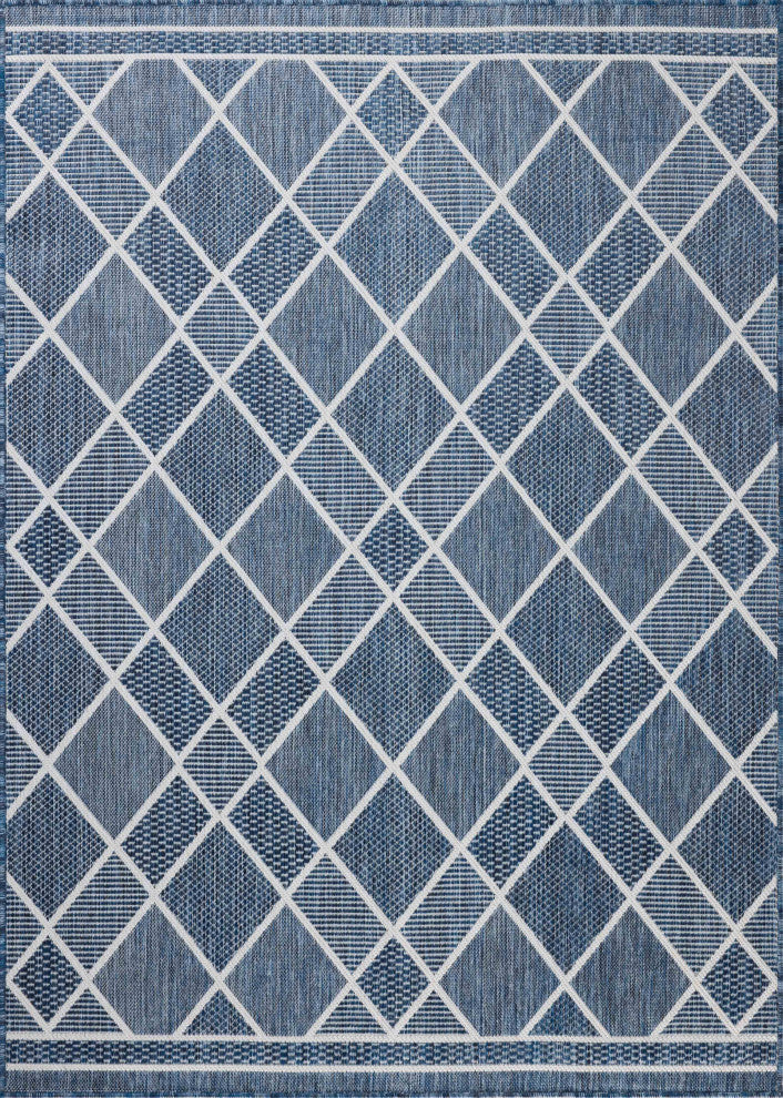 Loloi Easton Ivory / Denim 4'-0" x 6'-0" Accent Rug