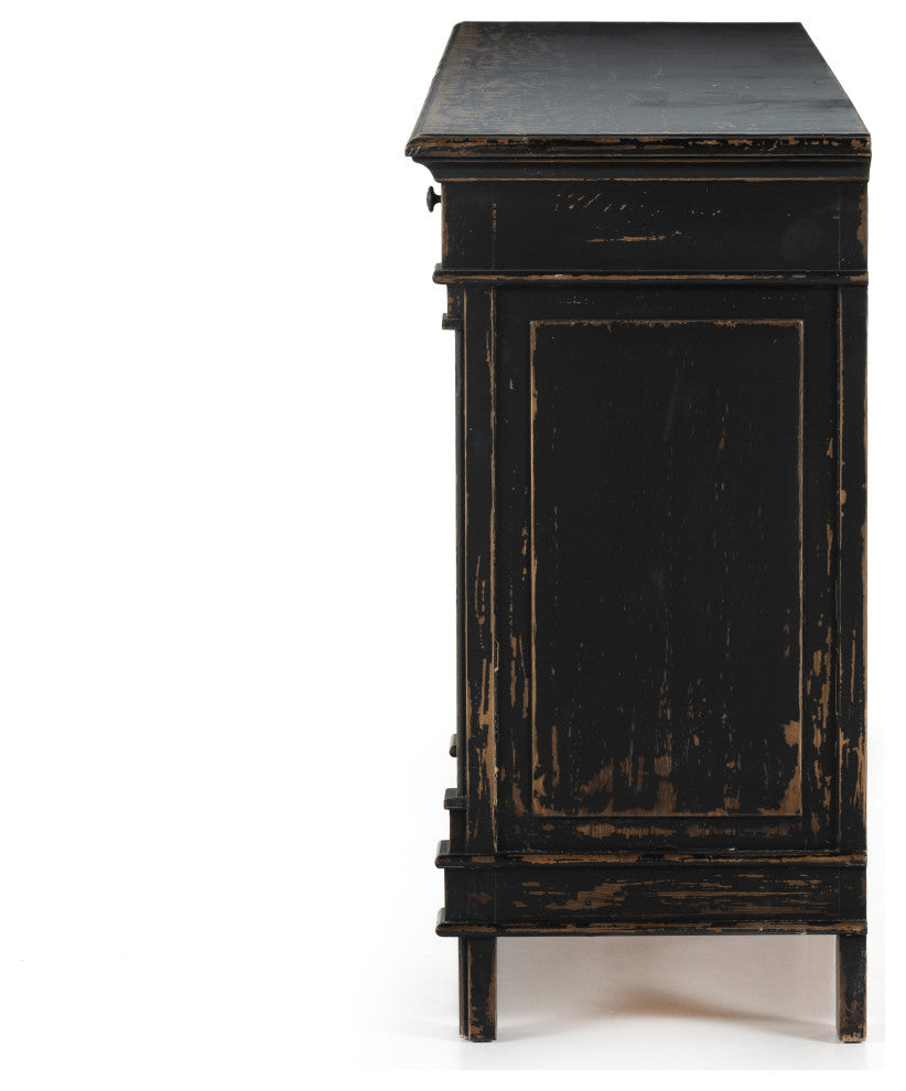 Marjorie Sideboard, Distressed Black