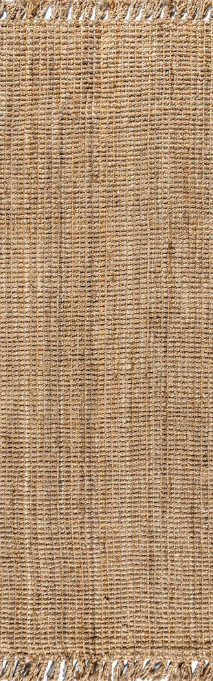 Para Hand Woven Area Rug, Brown, 2 X 18