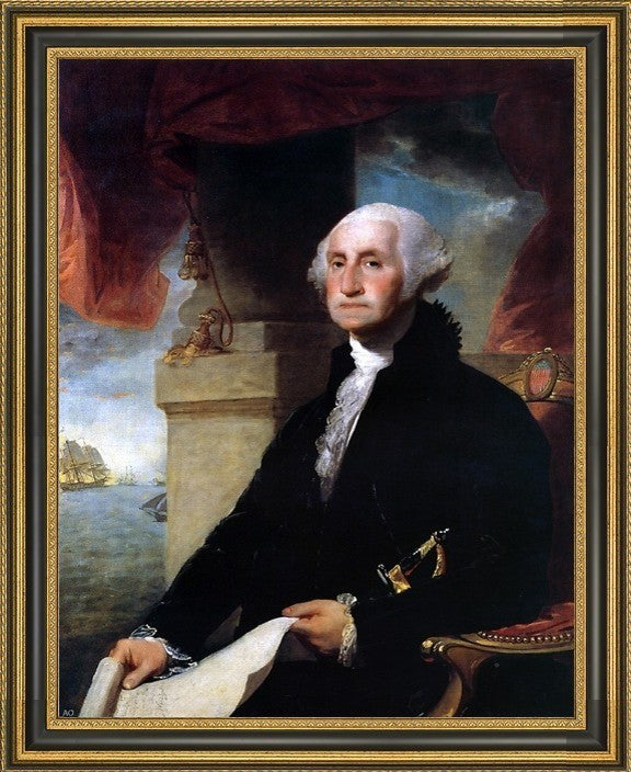 Gilbert Stuart George Washington The Constable-Hamilton PortraitPrint, 18"x24"