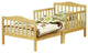 Orbelle Contemporary New Zealand Pine Solid Wood Toddler Bed in Natural