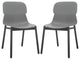 Safavieh Couture Abbie Molded Plastic Dining Chair, Grey/Black
