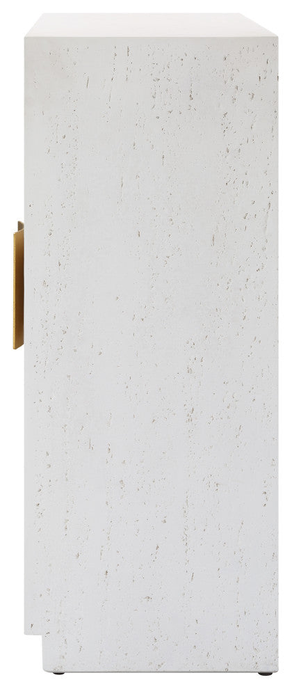 Uttermost Emma 2 Door White Cabinet