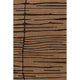 Parsa Striped Wool Area Rug, Brown 8'x10'