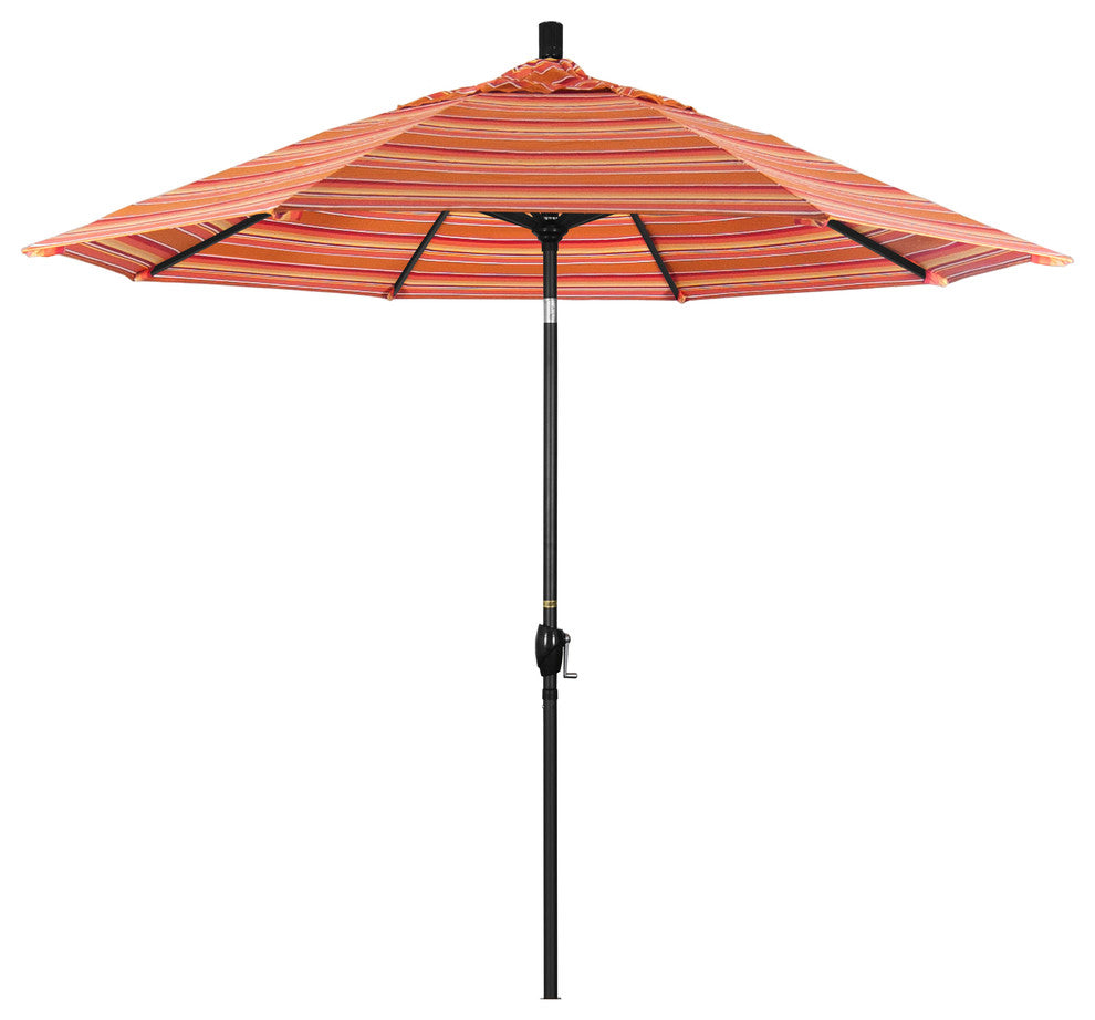 9' Aluminum Umbrella Push Tilt, Dolce Mango