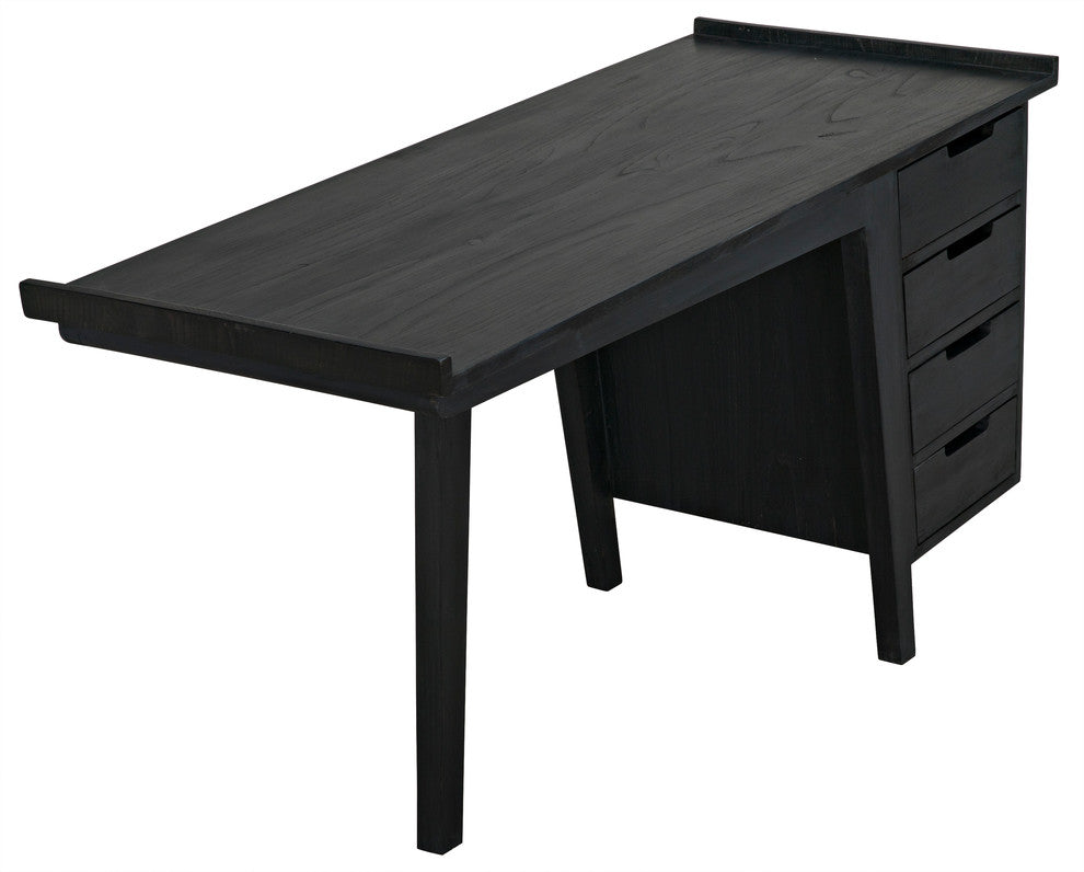 Kennedy Desk, Charcoal Black