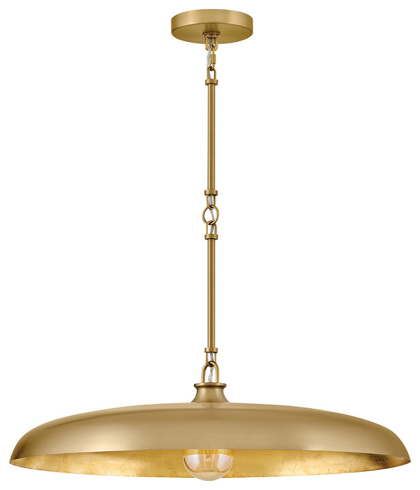 Hinkley Sadie Medium Dome Chandelier, Lacquered Brass