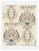Pimlada Phuapradit Pink And Off White Floral Damasks Art Print
