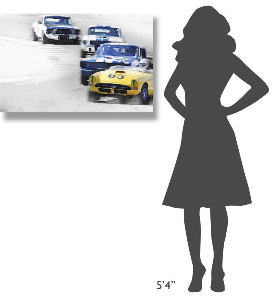 "Monterey Racing Watercolor" Fine Art Print