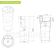 Fine Fixtures Rockview Pedestal, Gray