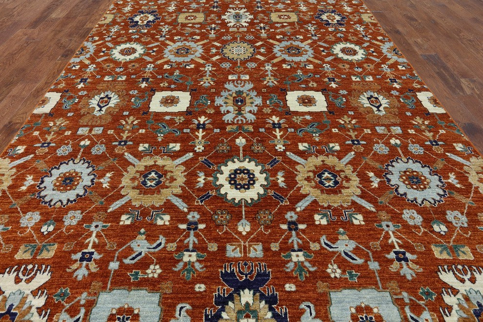 Oriental Fine Serapi Hand Knotted Area Rug 8'x10', MCR644