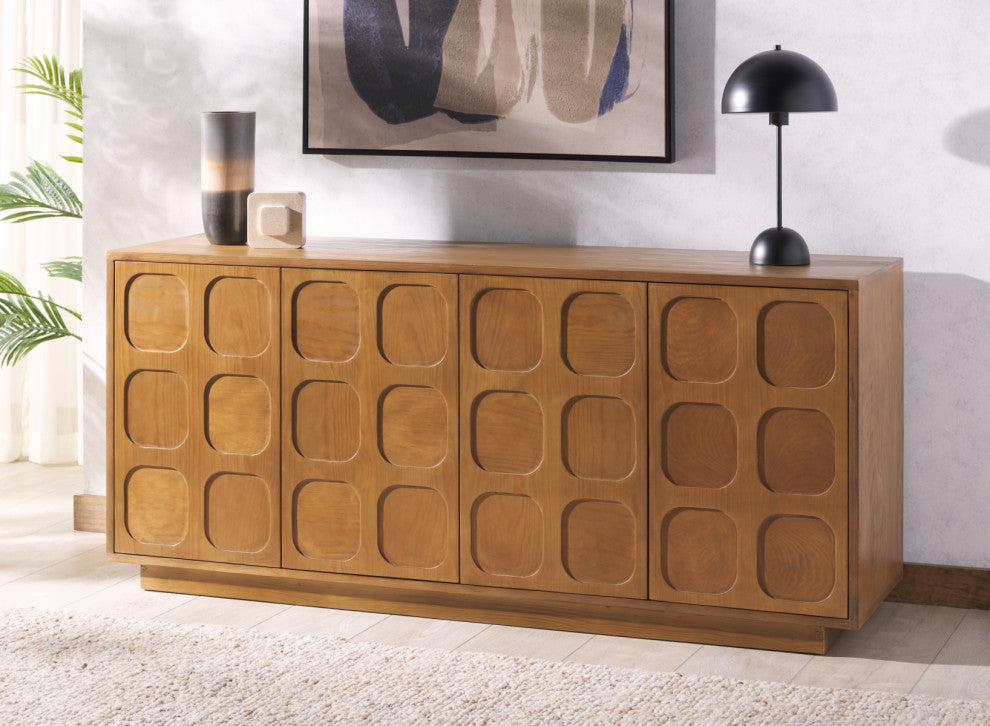 Safavieh Couture Benedict Wood Sideboard, Natural