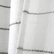 Ombre Stripe Yarn Dyed Cotton Shower Curtain, 72"x72", Gray