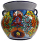 Medium Size Rainbow Talavera Ceramic Pot