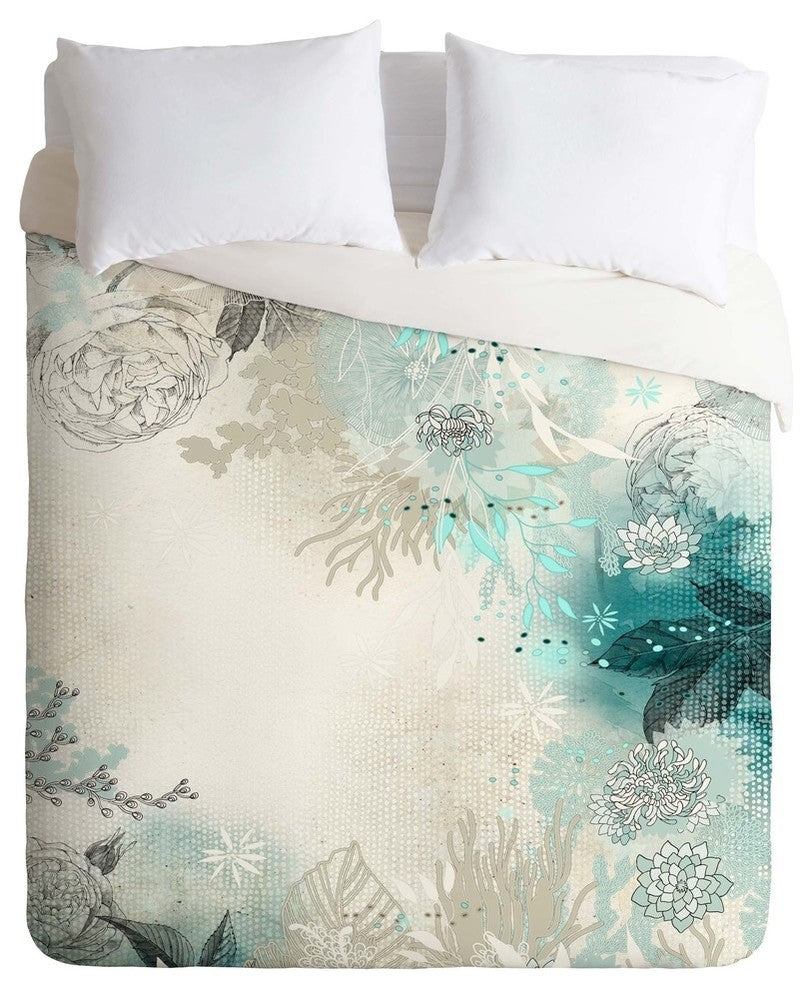 Deny Designs Iveta Abolina Seafoam Duvet Cover - Lightweight
