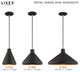 Livex Lighting Black 1-Light Mini Pendant