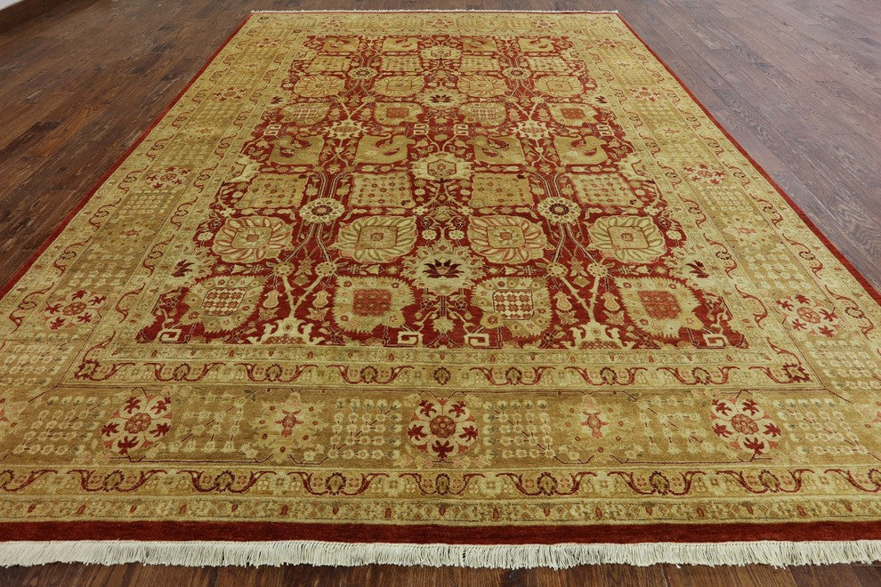 9'x12' Oriental Peshawar Wool Area Rug, W2262