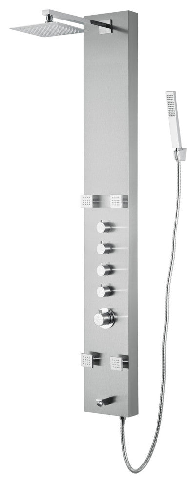 Blue Ocean 59"? Stainless Steel SPS8819 Thermostatic Shower Panel