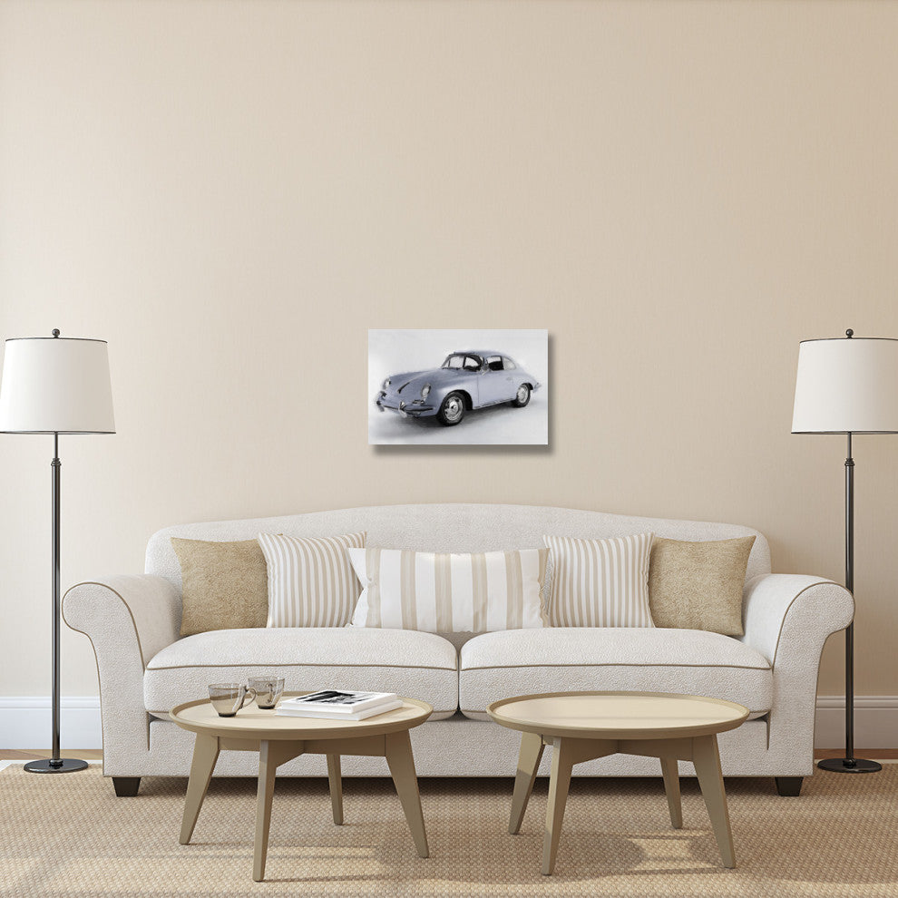 "1964 Porsche 356B Watercolor" Fine Art Print