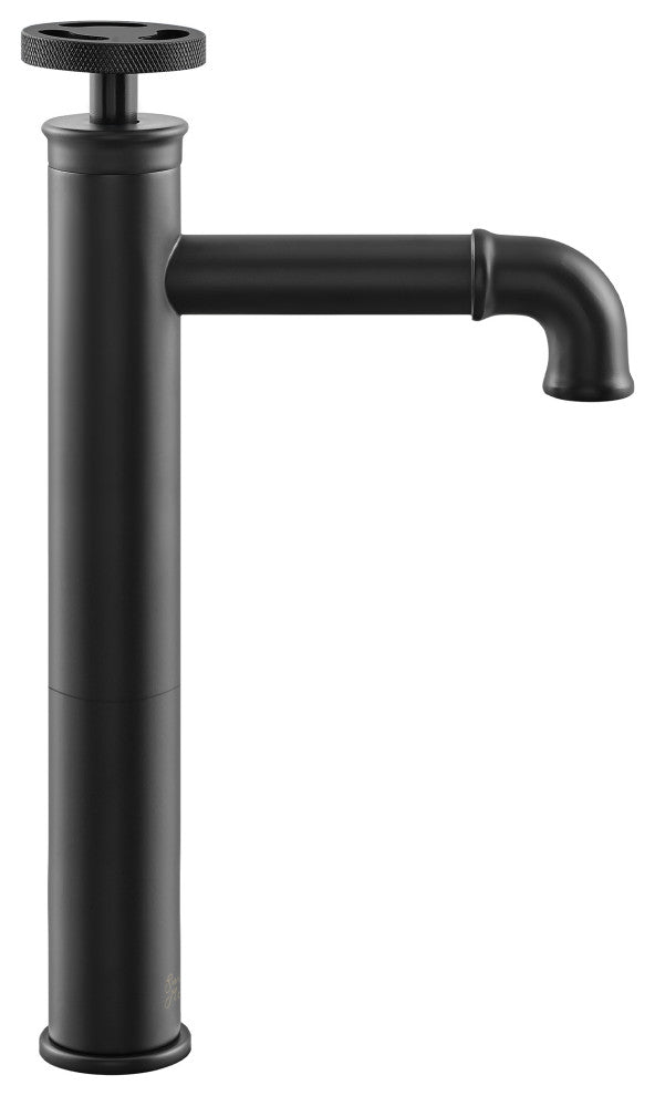 Avallon 12" Single Handle, Bathroom Faucet, Matte Black