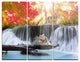 "Tiger in the Jungle" Photography Metal Wall Art, 3 Panels, 36"x28"
