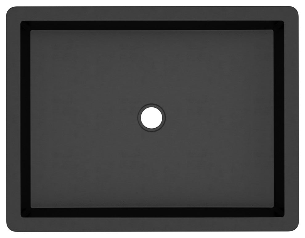 Nipomo NativeStone Bathroom Sink, Charcoal