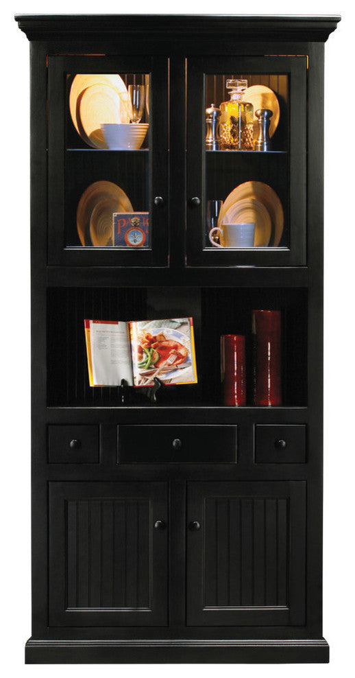 Eagle Furniture Corner Dining Hutch/Buffet, Wheat