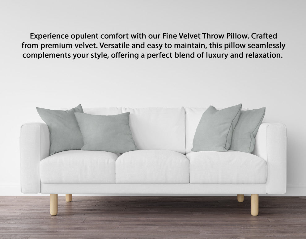 A1HC Throw Pillow Insert, Down Alternative Fill, Set of 2, Dove Grey, 18"x18"