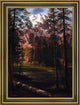 Albert Bierstadt Mountain Lake Framed Premium Canvas Print, 16"x24"