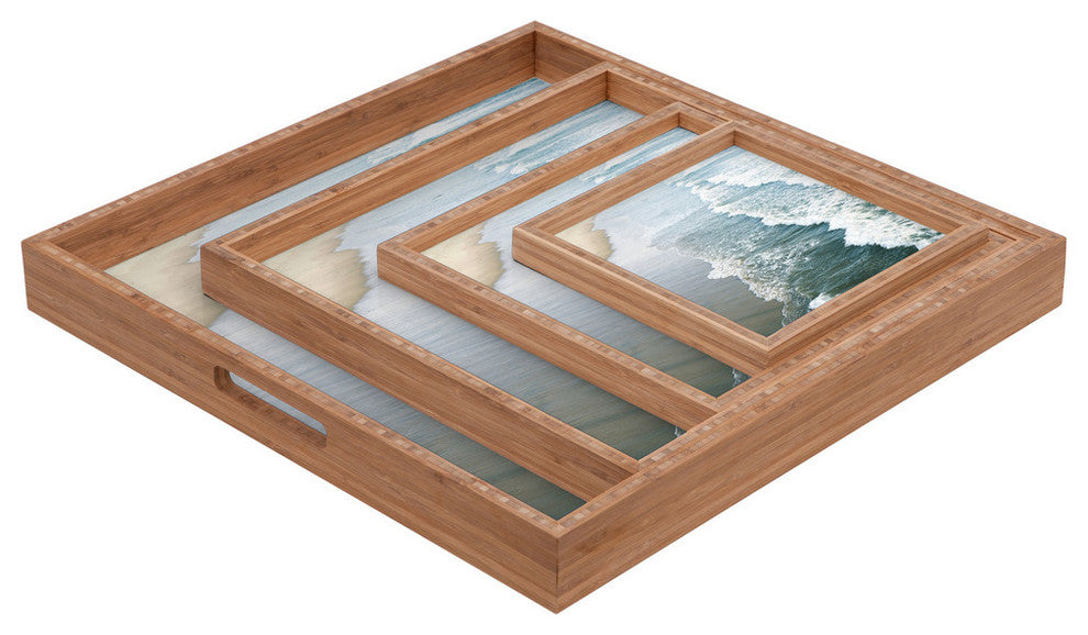 Deny Designs Bree Madden Shore Waves Square Tray
