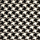 Pillow Decor - Houndstooth Spheres Throw Pillow, Black, 12" X 20"