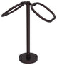 Two Ring Oval Guest Towel Holder, Antique Bronze