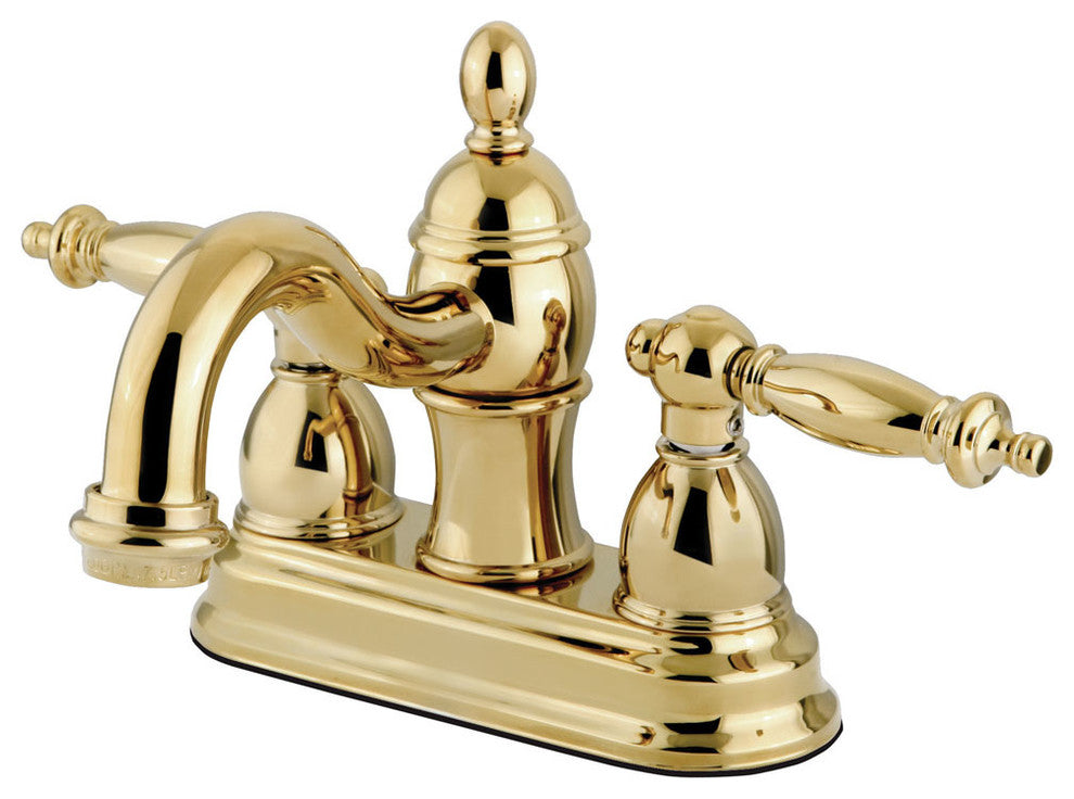 Templeton Two Handle 4" Centerset Lavatory Faucet with Retail Pop-up