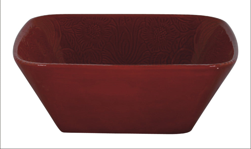 Savannah Serving Bowl, Red