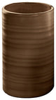 Round Porcelain Bathroom Accessories, Sahara, Tumbler, Nut Brown