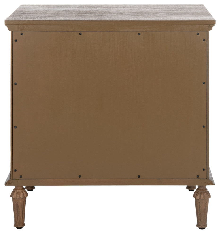 Safavieh Couture Lisabet 1 Drawer Wood Nightstand, Brown