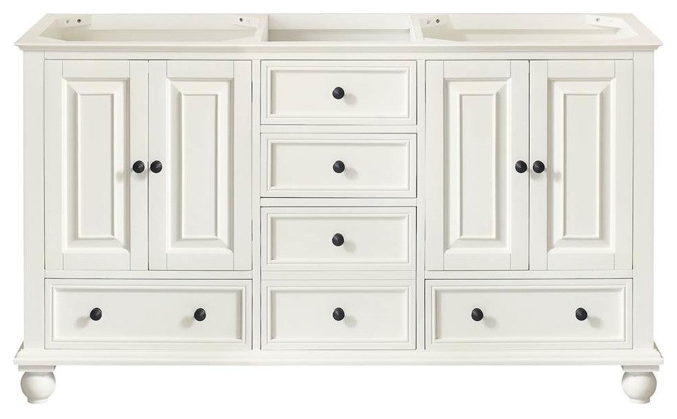 Avanity Thompson 60" Vanity Only, French White Finish