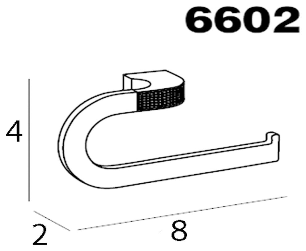 Cecilia Gold Swarovski Crystals Small Towel Ring, Chrome-Gold