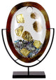 New Concept Series, Golden Nugget Oval Vase