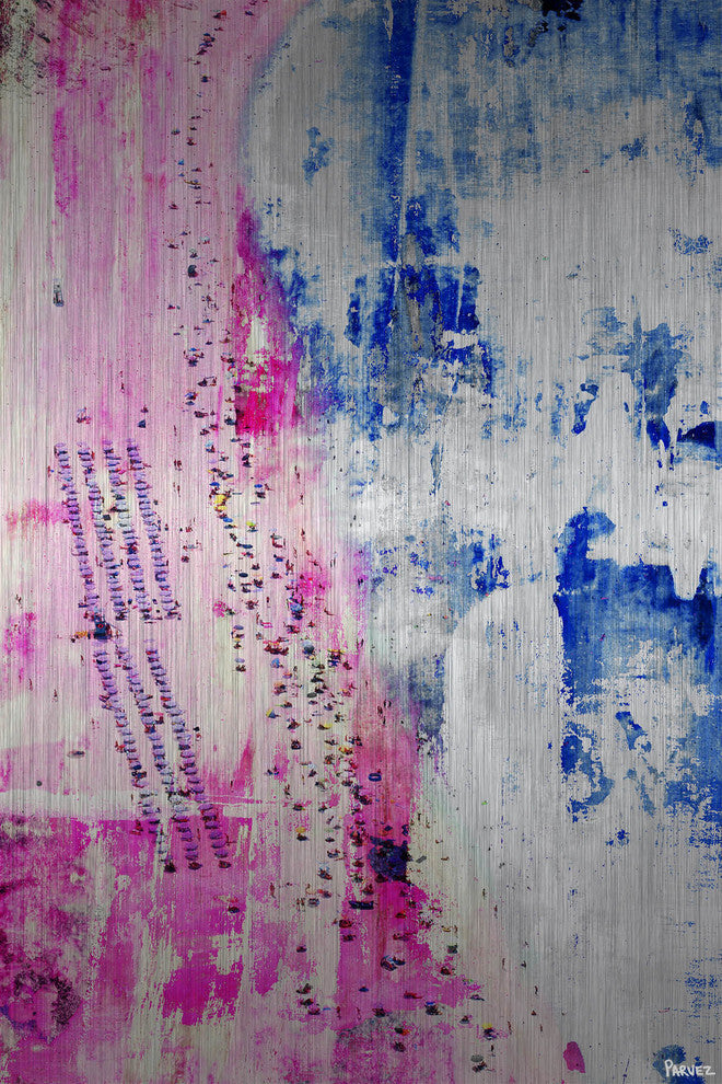 "Exhilaration" Painting Print on Brushed Aluminum, 30"x45"