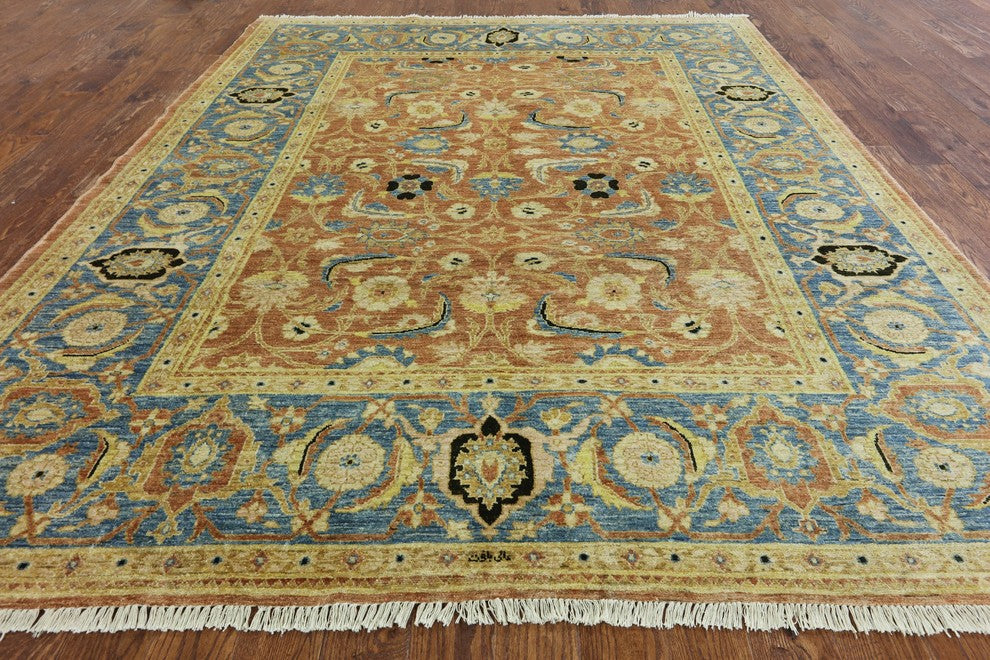 8'x10' Signed Fine Serapi Oriental Area Rug, W1909