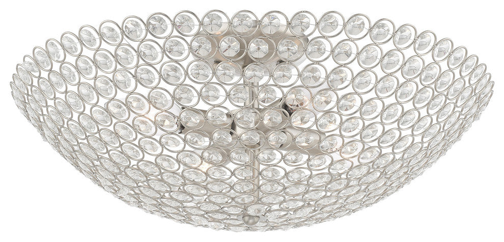 Livex Lighting Brushed Nickel 4-Light Ceiling Mount