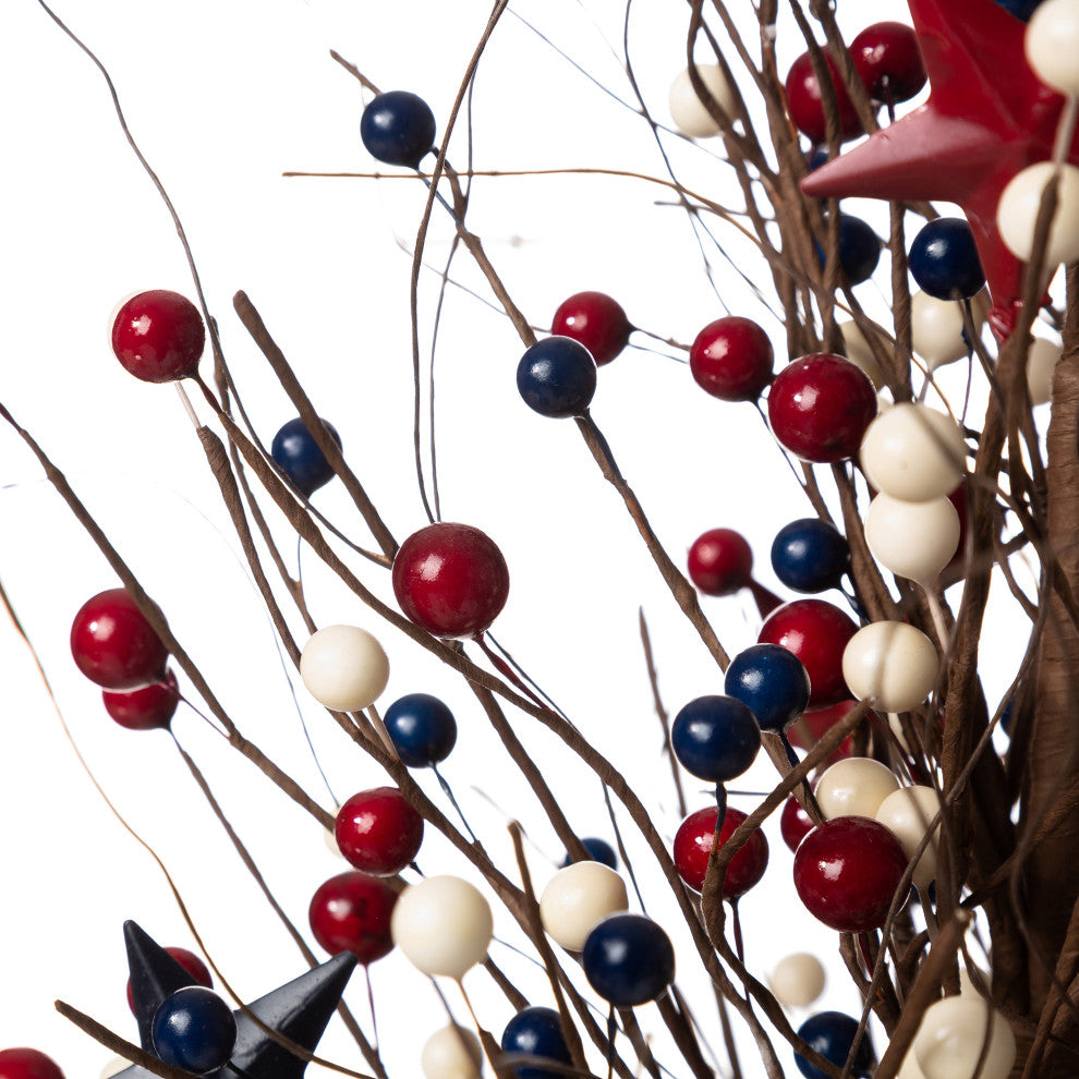 20"H Americana Berry Table Tree